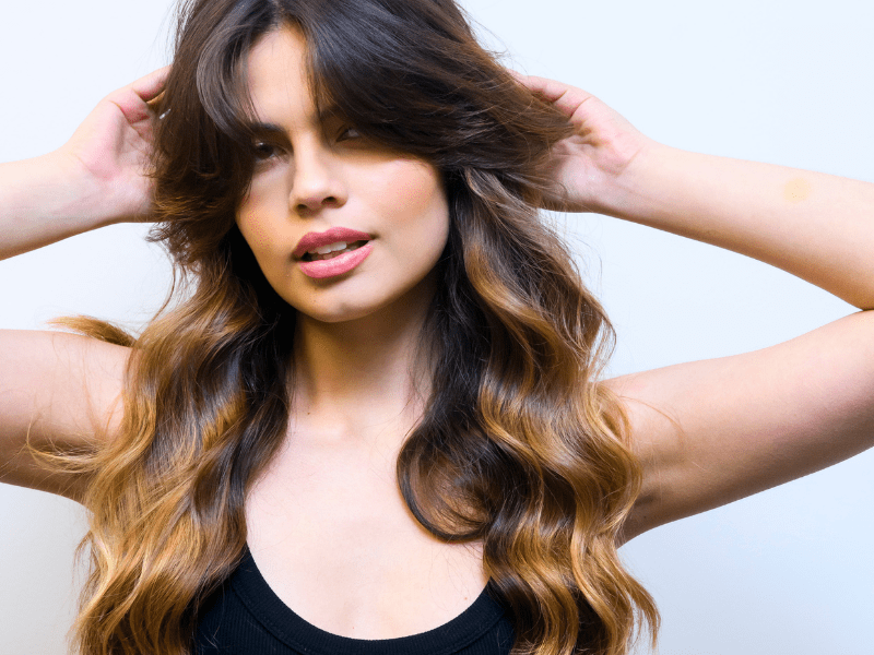 Festival style mermaid waves hair