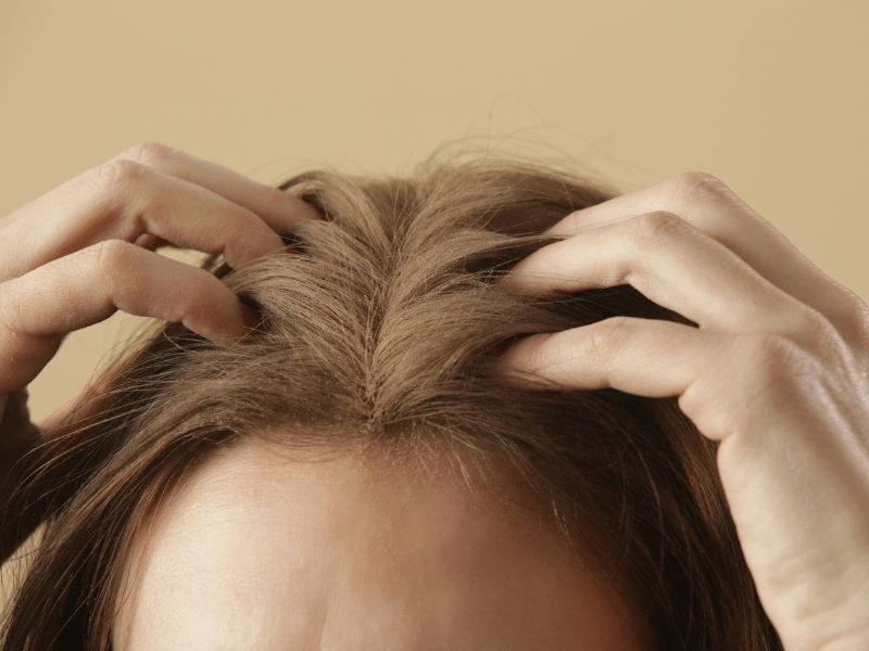 Dry Shampoo Paste Application